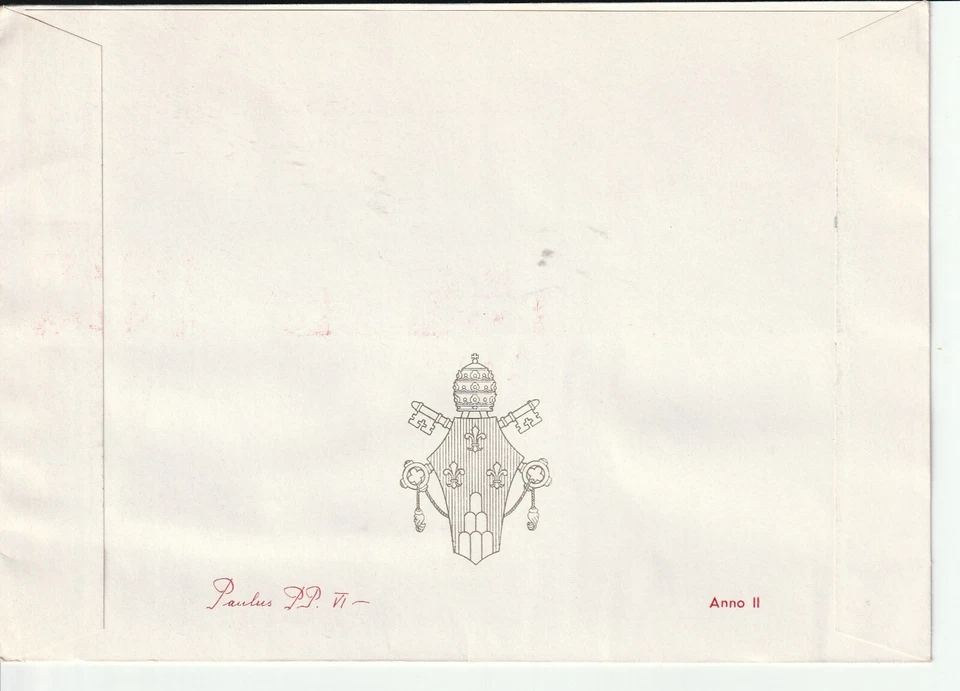 1964 VATICAN CITY FDC SOLEMN OPENING OF THE 3RD SESSION OF THE 2ND V. COUNCIL - Image 2 of 2