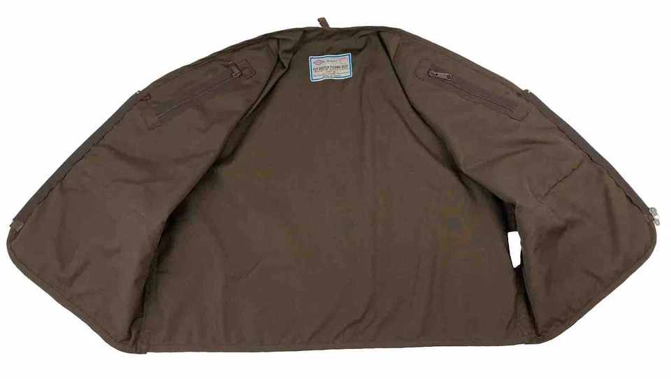 Chaleco de pesca Danco para hombre mediano The Danielson Co Fly Caster marrón Foto 4 de 4