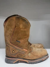 Hawx Radian Comp Toe Work Boot Brown Mens Size 11D