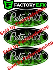 3 Green Peterbilt Flame Grille Hood Decal Emblems Flames 359 379 378 353 377 3 Green Peterbilt Flame Grille Hood Decal Emblems Flames 359 379 378 353 377