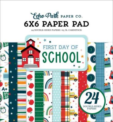 Echo Park ''First Day Of School'' 6x6'' Paper Pad