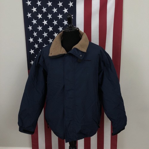 no zipper XL LL Bean Gore-Tex Polartec 