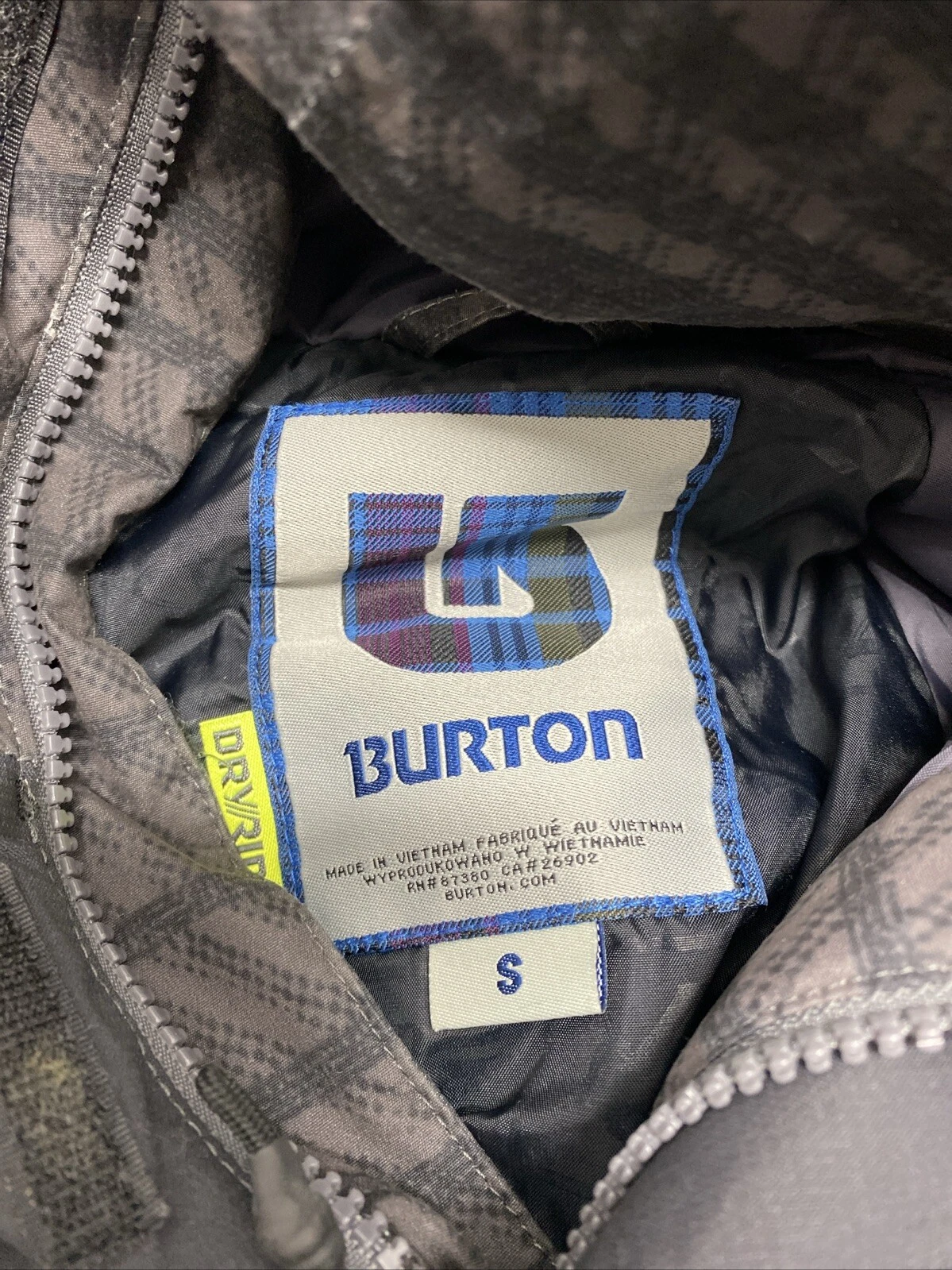 burton dryride the white collection twc cannon jacket