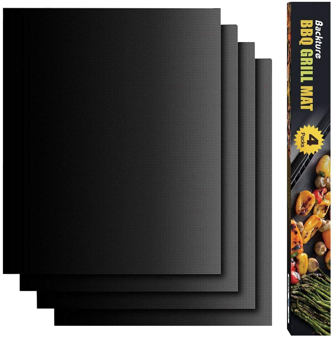 Tapis de cuisson barbecue 40x50cm feuille de grill réutilisable grand format