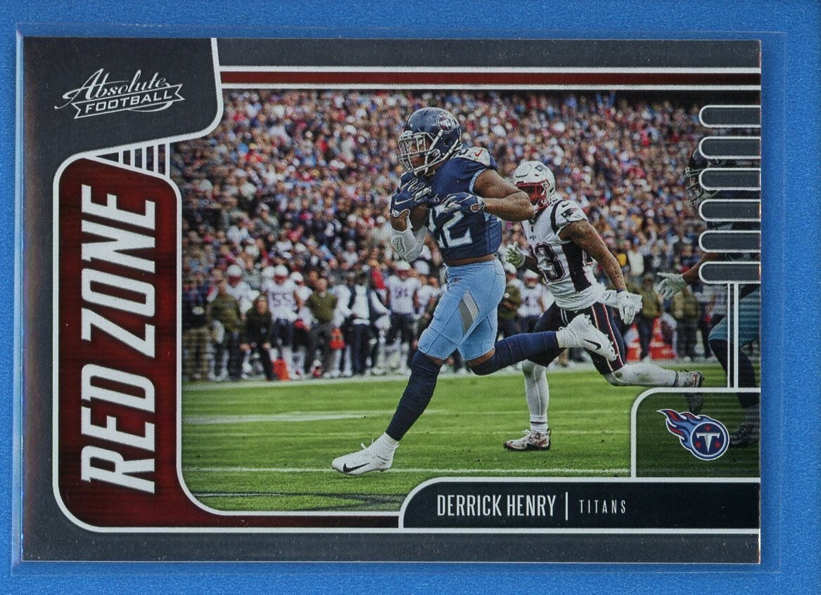 2019 Panini Absolute Red Zone Insert #10 Derrick Henry Tennessee Titans