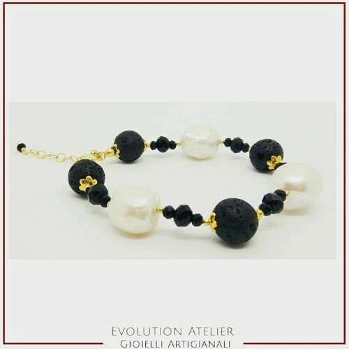 Pulseras de joyería con perlas natural