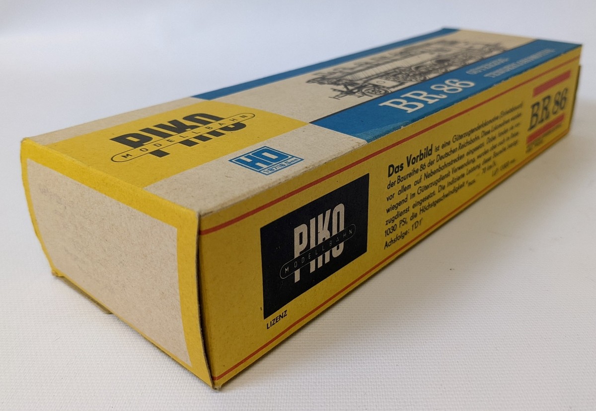 Vintage PIKO (East Germany) BR86 HO 1:87 Train STEAM LOCOMOTIVE 86