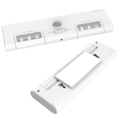 Luce Led Per Armadio Con Sensore Pir Movimento A Batterie Accensione Automatica - Foto 3