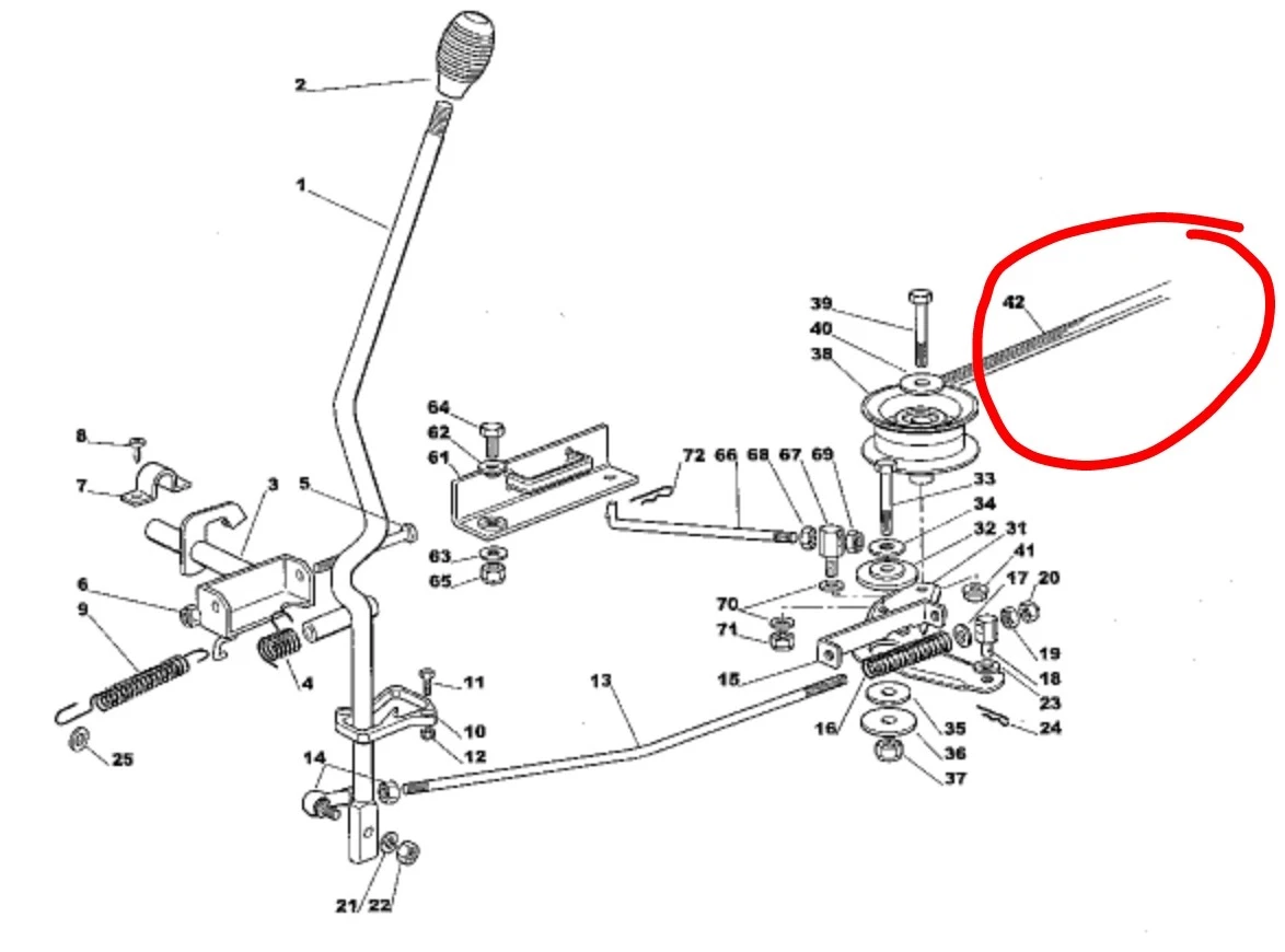 John deere sabre top drive belt diagram