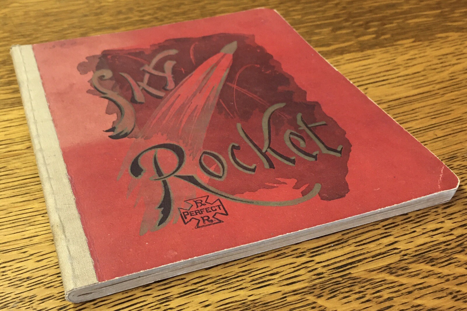 Antique 1890’s Sky Rocket Notebook, Perfect R, Student Ledger, Red | eBay