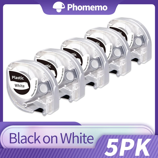 DYMO LetraTag 100H and Phomemo P12 Bluetooth Label Maker Tapes
