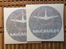 ⚡️McCAULEY  AIRCRAFT PROPELLER DECALS  *SET OF 2!*