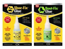 Boot-Fix & Shoe-Fix Glue : Instant Professional Grade Shoe Repair Glue 2 pack