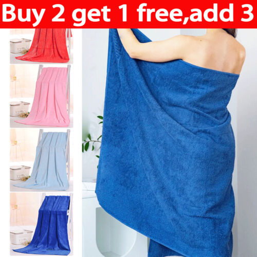Large Quick Drying Microfibre Towel for Travel Swimming Gym Sports Yoga Dry UK - Picture 1 of 15