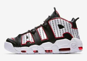 nike air more uptempo black white