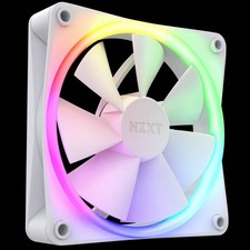 NZXT - F120 RGB 120mm Computer Case Fan with Fluid Dynamic Bearings - White