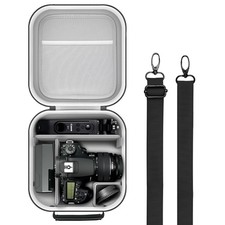 Travel Camera Storage Case Compatible with Canon EOS Rebel T7/ R100/ R50/ 90D...