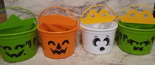 4 McDonald's Happy Meal HALLOWEEN Boo Bucket Lot