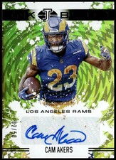 2021 Panini Illusions #IB-CA Cam Akers Ink Blots Black #/50 Auto F3