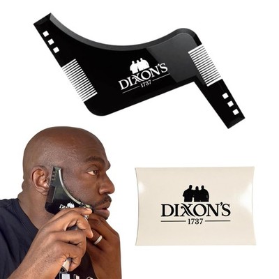 Dixon's 1737 Black Pro Beard Shaper for Men   Transparent Beard Line Up Tool ...