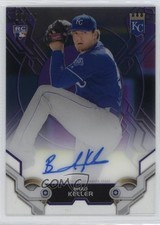 2019 Topps High Tek High Tek Auto Purple 13/99 Brad Keller #HTA-BK Auto 0d8