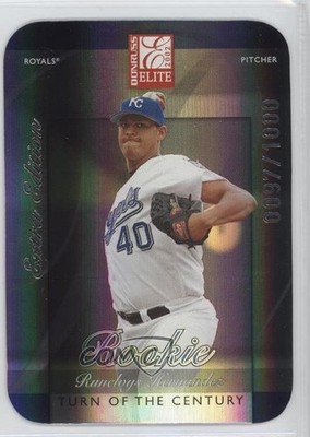 2002 Elite Turn of the Century Die-Cut 97/100 Runelvys Hernandez Rookie RC c7w