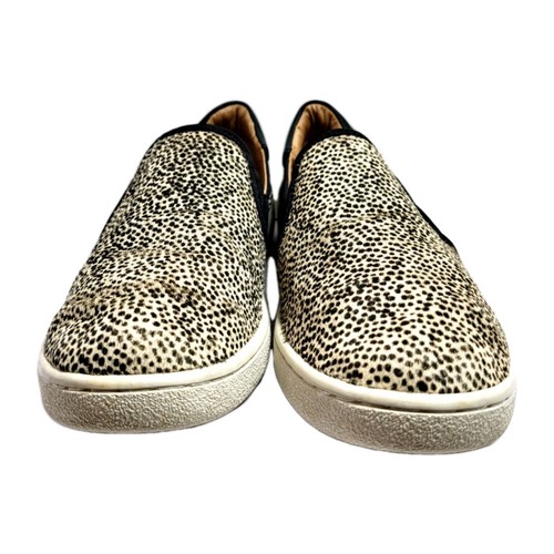 UGG Womens Sneaker Cas Exotic Genuine Calf Hair Slip-On Animal Print Cheetah 7.5 - Picture 2 of 7
