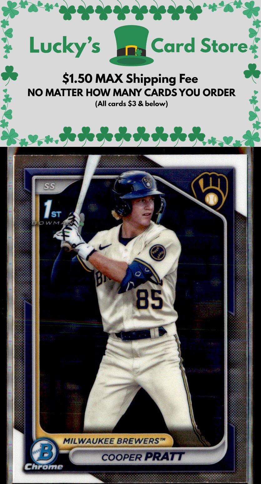 2024 Bowman #BCP-137 Cooper Pratt Chrome Prospects 1st Bowman Rookie