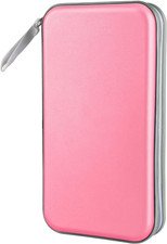 80Capacity CD DVD Case Holder Wallet Hard Plastic Storage Binder for Home Office