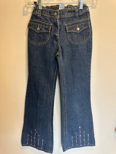 VINTAGE Gymboree Sugar & Spice Sequin Beaded Jeans Size 10 (2005)