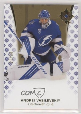 2020-21 Upper Deck Ultimate Collection Gold 21/35 Andrei Vasilevskiy #26 5d9