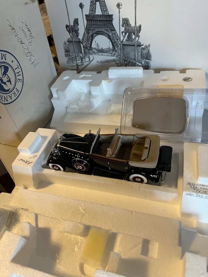 Franklin Mint Cadillac  V16 All Weather Phaeton 1932  1:24  inkl. OVP - Bild 2 von 4