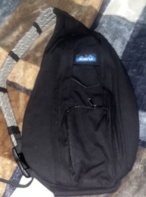 Kavu Rope Sling Bag Backpack Black Like NWOT Condition