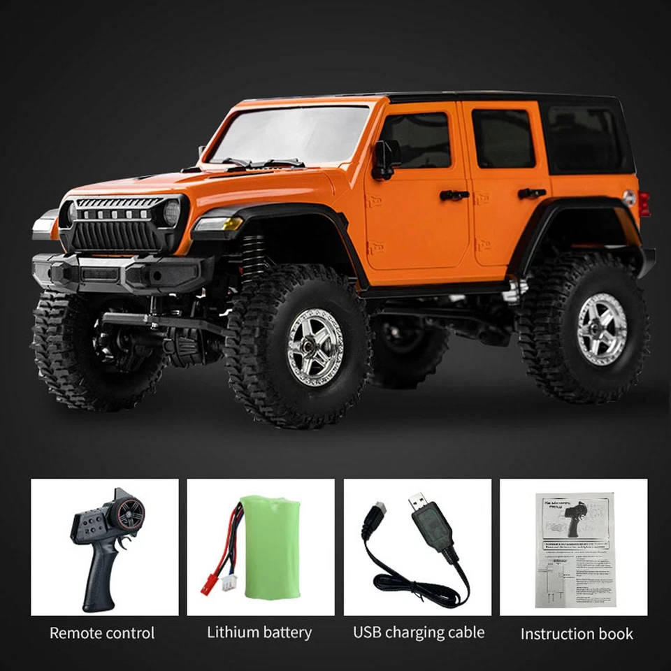 1:18 4*4 RC Simulation Rock Crawler Car C8801 2.4G RC Off Road RTR Vehicle Model - Image 2 of 4