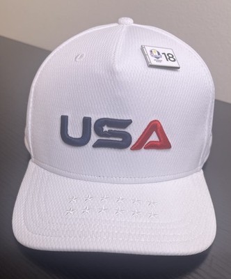 New Era 7 3/4 59Fifty Fitted A-Frame Ryder Cup White Hat USA