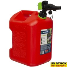 Smart Control Gas Can Dual Handle 5 Gal Spill Proof Fuel Container Emergency Use