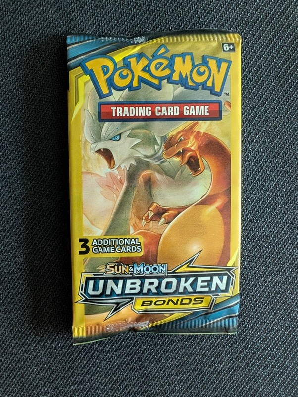 Pokemon TCG Unbroken Bonds 3-Card Booster Pack Factory Sealed 