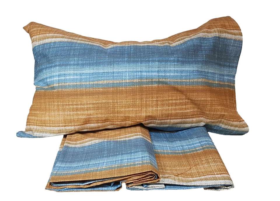 Completo lenzuola singolo 1 posto cotone 100% fantasia ZAMBAITI Tissue 0390 - Immagine 3 di 4