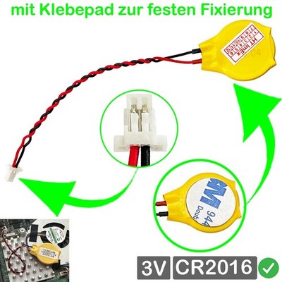 RTC Bios CMOS Batterie Battery Akku für Samsung ATIV smart PC Pro XE700T1C-G01DE