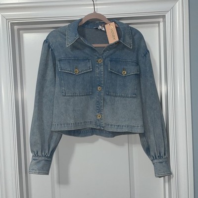 Crosby by Mollie Burch Women's Gemma Denim Jacket Size Small