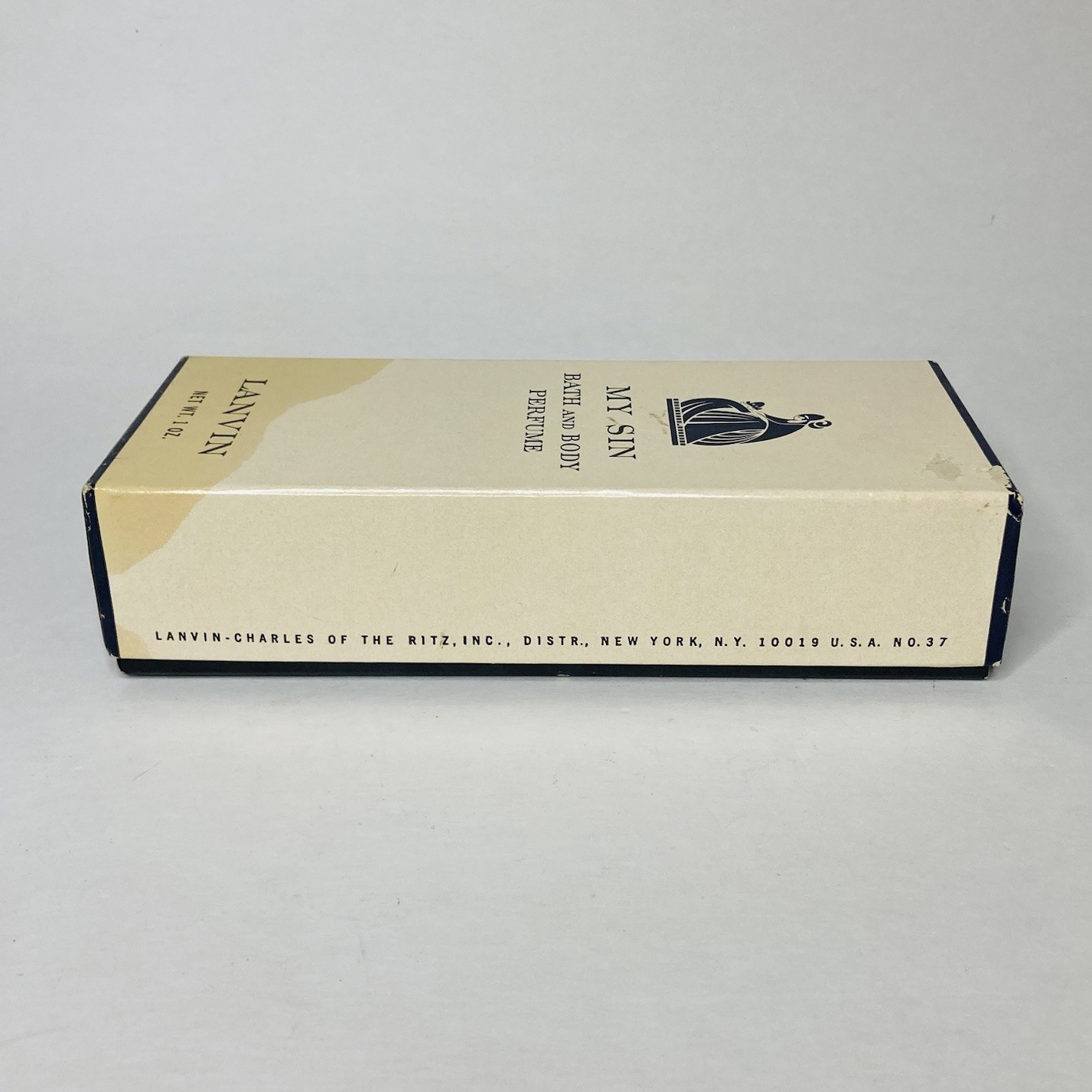 Lanvin My Sin Bath and Body Perfume 1 oz Open Box Charles of The Ritz NY Vtg 