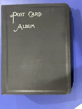 Postcard Album Nonpareil Pat March 1876 Antique NO Postcards 96 Pages!