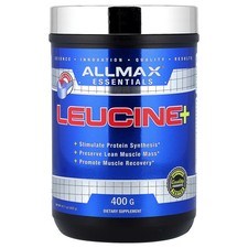 ALLMAX Nutrition Leucine 5000 mg 14 1 oz 400 g Gluten-Free, GMP Quality Assured,