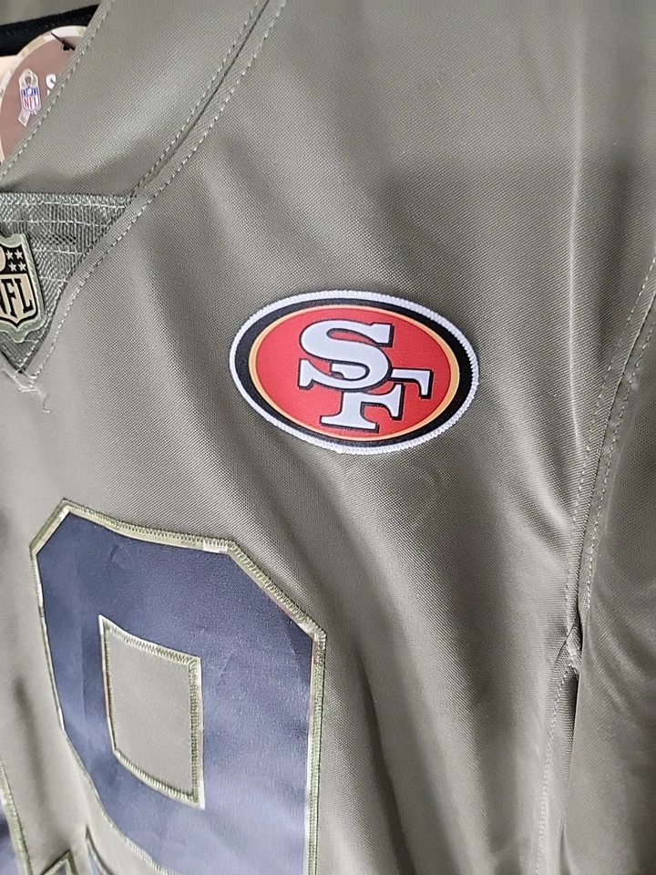 Camiseta deportiva para hombre Nike Deebo Samuel San Francisco 49ers Salute to Service auténtica L Foto 3 de 4