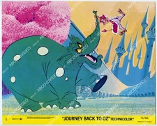 o5475 1974 orig photo animated characters The Lion & Elephant film Journey Back
