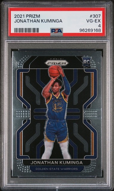 2021 PANINI PRIZM #307 JONATHAN KUMINGA PSA 4
