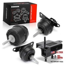 4PCS Engine Motor Mount and Transmission Mount Set Compatible with Cadillac