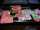 Lot of 6 Items Brighton Cloth Bags Vinyl Bag Heart Shaped Tin Accessories Ribbon — photo 3