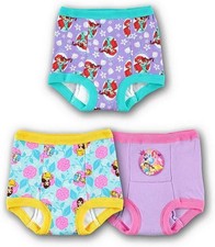 Disney Princess Toddler Girls' 3-Pack Training Pants Size 3T 