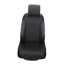 Front Car Seat Covers, Waterproof Leather Car Seat Covers Protectors, Black